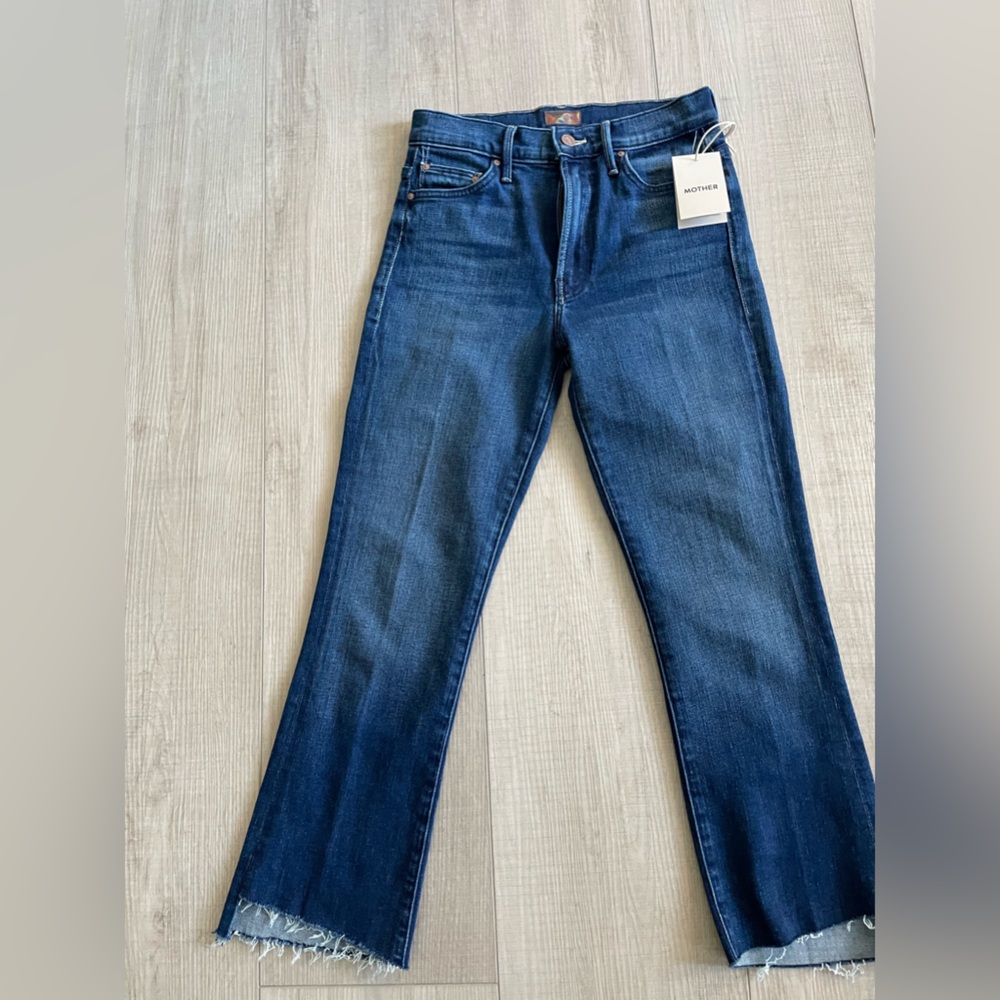 MOTHER The Insider Crop Step Fray Jeans